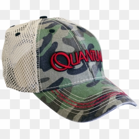 Quantum® Camo Hat Primary View - Baseball Cap, HD Png Download - fishing hat png