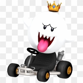 Transparent Mario Kart 64 Png - Rey Boo Mario Kart, Png Download - boo mario png