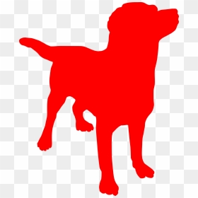 Silhouette Free Image - Dog Silhouette Copyright Free, HD Png Download - clifford the big red dog png