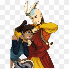 Transparent Avatar Aang Png - Aang Korra, Png Download - katara png