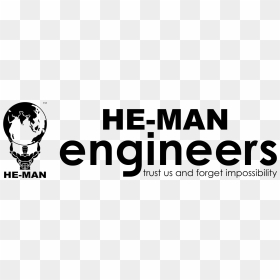 Black-and-white, HD Png Download - heman png