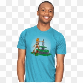 Power Sword And The Stone - Weezer Blue Album Tshirt, HD Png Download - heman png