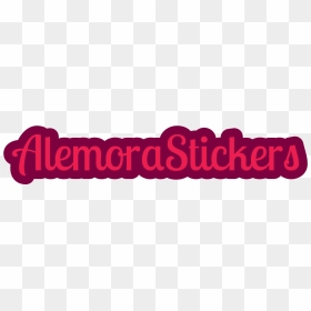 Alemorastickerstext - Graphic Design, HD Png Download - hello my name is sticker png