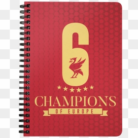 Liverpool Fc 6 Times Champions Of Europe, HD Png Download - spiral binding png