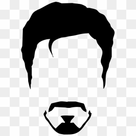 Iron Man Head Silhouette, HD Png Download - iron man symbol png
