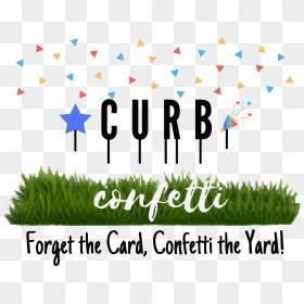 Curb Confetti - Grass, HD Png Download - party poppers png
