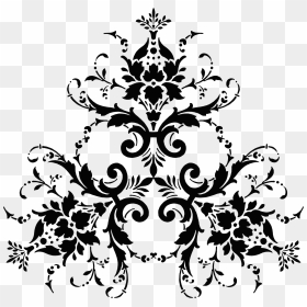 Thumb Image - Damask Png, Transparent Png - flowers silhouette png