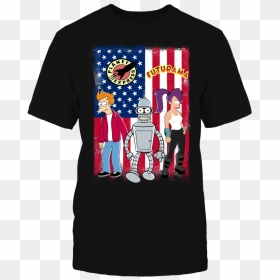 Flag Front Picture - Family Guy Funny Shirt, HD Png Download - bender futurama png