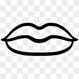 Black And White Smiley Lip Mouth Free Commercial Clipart - Clip Art Mouth, HD Png Download - mouth clipart png