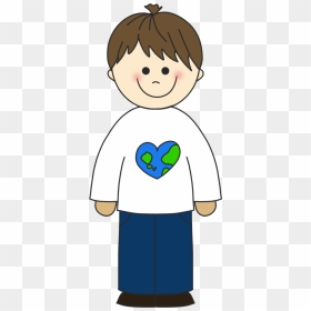 Clip Art Of A Boy, HD Png Download - hello my name is sticker png