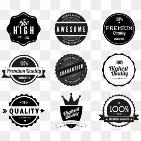 Satisfaction Guaranteed Png Black, Transparent Png - hello my name is sticker png