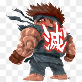 Sfv Evil Ryu - Ken Street Fighter Drawing, HD Png Download - evil minion png