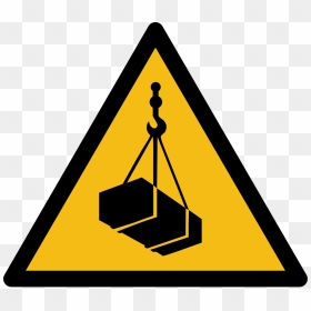Transparent Sign Pole Png - Warning Overhead Load Sign, Png Download - sign pole png