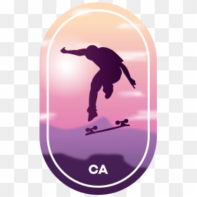 Skate Flip"  Class="lazyload Lazyload Mirage Featured - Skateboarding, HD Png Download - skateboard silhouette png