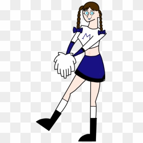 Cartoon Clipart , Png Download - Cartoon, Transparent Png - cheerleader clipart png