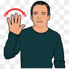 Hello Sign Language British, HD Png Download - milo yiannopoulos png