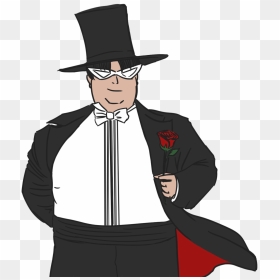 Cartoon, HD Png Download - tuxedo mask png