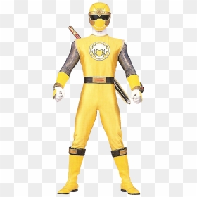 Yellow Ninja Ranger - Yellow Ranger Ninja Storm, HD Png Download - power rangers dino charge png