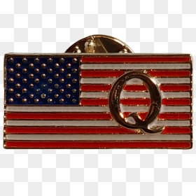 The "official - American Flag Q Pin, HD Png Download - american flag pin png