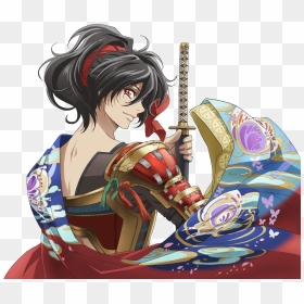 Kochoki Wakaki Nobunaga, HD Png Download - tokyo ghoul touka png
