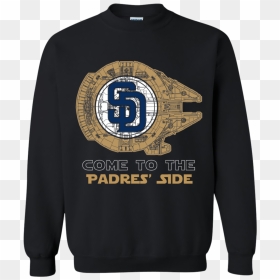 Mlb Come To The San Diego Padres Side Star Wars T-shirt - Boston Bruins Star Wars, HD Png Download - padres png