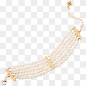 Five Strand Cultured Pearl Bracelet"  Data Image Id="5943333388340 - Necklace, HD Png Download - strand of pearls png