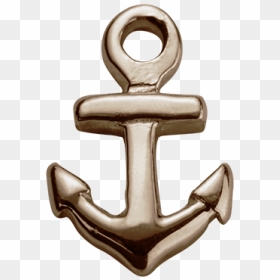 Stow Lockets Rose Gold Anchor - Emblem, HD Png Download - gold anchor png