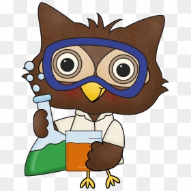 Clip Art Owl Science, HD Png Download - scientist clipart png