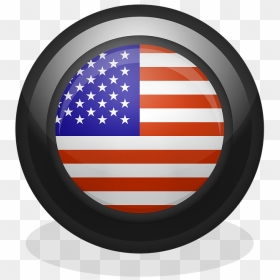 Circle, HD Png Download - american flag pin png