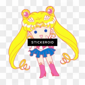 Sailor Moon Sailormoon - Sailor Moon Chibi Gif, HD Png Download - tuxedo mask png