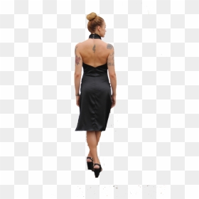 Dress 1 Back - Woman Standing Png Back Dress, Transparent Png - woman back png