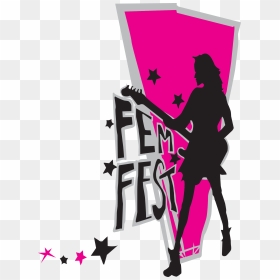 A Hot Pink And Black Graphic Of A Woman Playing Guitar - Graphic Design, HD Png Download - milo yiannopoulos png