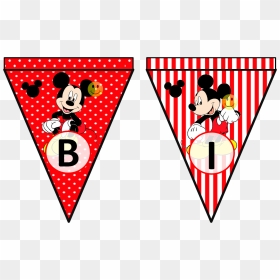 Mickey Mouse Minnie Mouse Printing Text - Mickey Mouse Banner Png, Transparent Png - minnie mouse red png