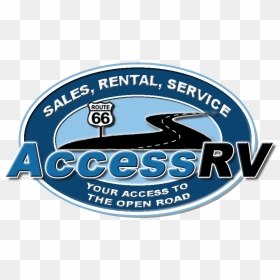 Access Rv Logo To Home - Label, HD Png Download - route 66 logo png