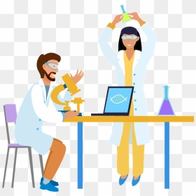 Scientists Clipart - Illustration, HD Png Download - scientist clipart png