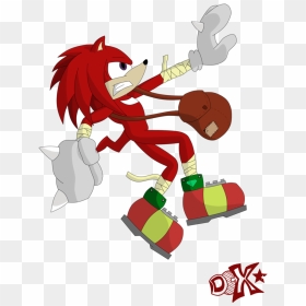 Knuckles The Echidna From Sonic Boom - Cartoon, HD Png Download - knuckles the echidna png