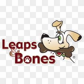 Leaps And Bones Dog Bakery - Leaps And Bones Logo, HD Png Download - dog bones png