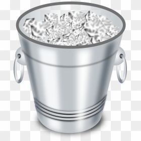 Ice Bucket Free Png Image - Bucket Full Of Ice, Transparent Png - ice bucket png