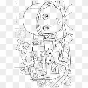 Disney Handy Manny And Tool Coloring Pages - Handy Manny Coloring Pages, HD Png Download - handy manny png