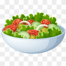 Bowl Of Salad Png - Salad Clipart, Transparent Png - vhv