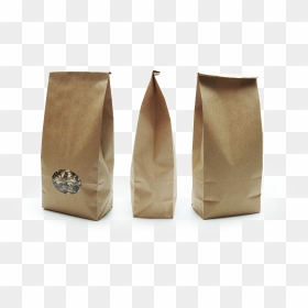 Popieriniai Maišeliai Su Langeliu, HD Png Download - brown paper bag png