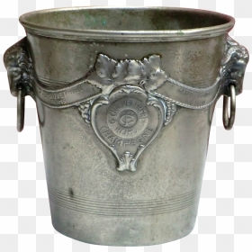 Pewter Champagne Ice Bucket, HD Png Download - ice bucket png