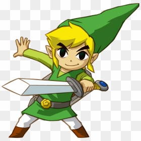 Link The Legend Of Zelda Phantom Hourglass, HD Png Download - wind waker link png