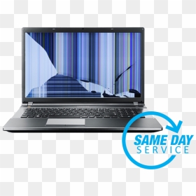 Laptop Screen Repair Liverpool - Broken Laptop Screen, HD Png Download - cracked screen transparent png