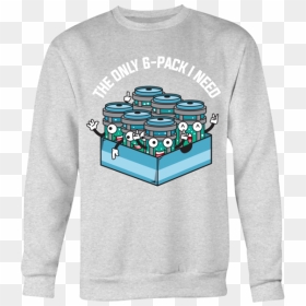 Crewneck Sweatshirt, Chug Jug Six-pack - Sweatshirt, HD Png Download - chug jug png