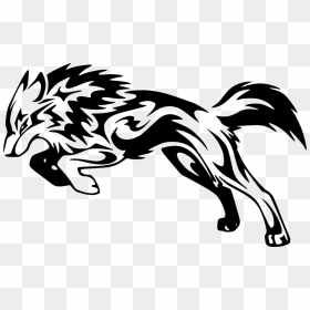 Dog Tattoo Drawing Stencil Sketch - Tattoo Drawings Of Dog, HD Png Download - german shepherd silhouette png
