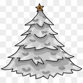 Club Penguin Rewritten Wiki - Christmas Tree, HD Png Download - silver christmas ornament png