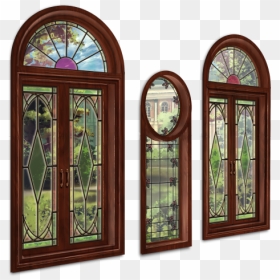 Stained Glass, HD Png Download - arch window png