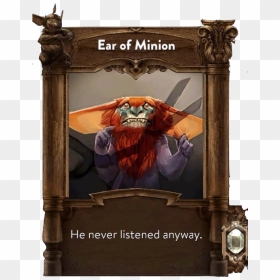 Hey Ady, Wanna Get My That Folder Of Card Images Like - Illustration, HD Png Download - evil minion png