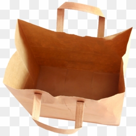 Transparent Brown Paper Png - Empty Bag, Png Download - brown paper bag png